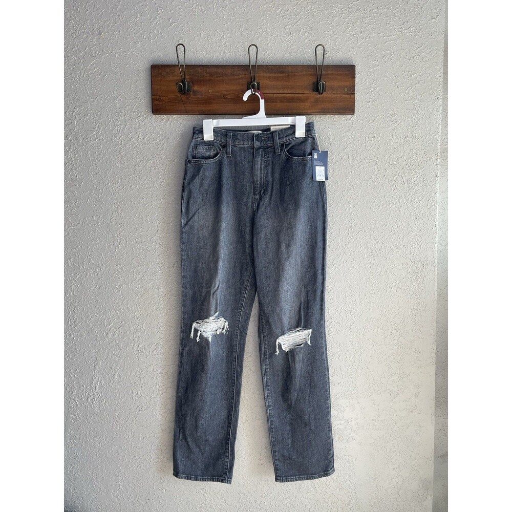 Universal Thread Vintage Straight Distressed Sulfur Gray Denim Jeans – Size 4